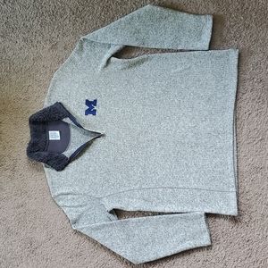 U of M quarter zip sweatshirt